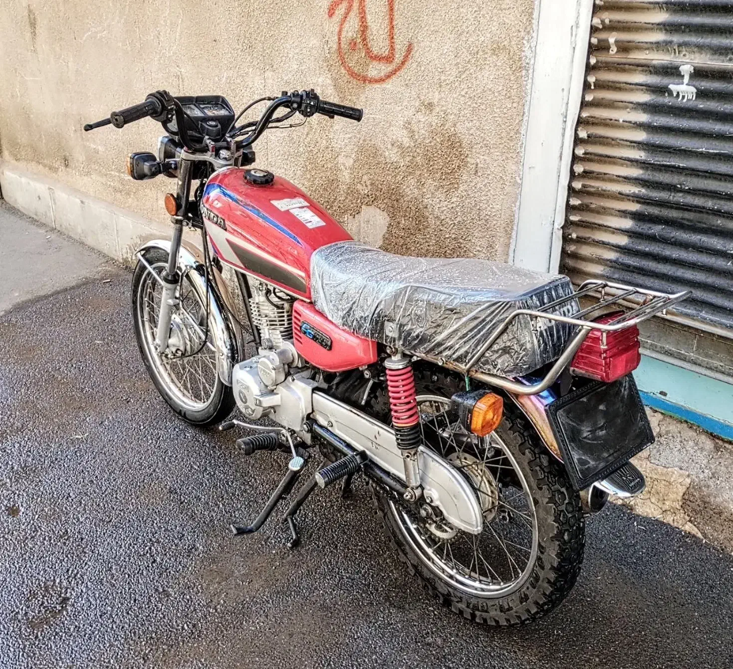 موتور ۱۲۵ استارتی مدل ۹۴ پنج دنده|موتورسیکلت|الوند, |دیوار