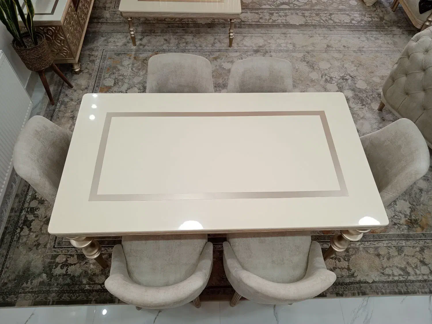 میز ناهار خوری ۶ نفره مدل ویچنزا|میز و صندلی غذاخوری|گناباد, |دیوار