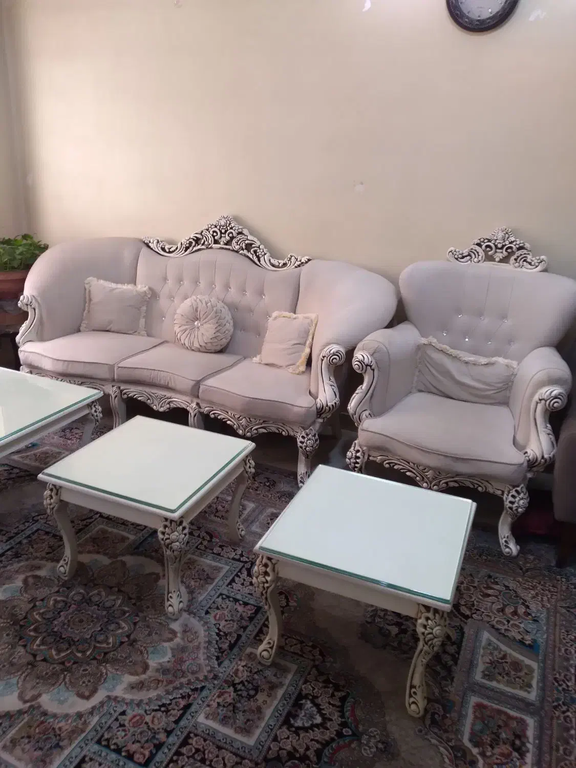 مبل سلطنتی استیل کلاسیک|مبلمان خانگی و میز عسلی|تهران, سلیمانی|دیوار