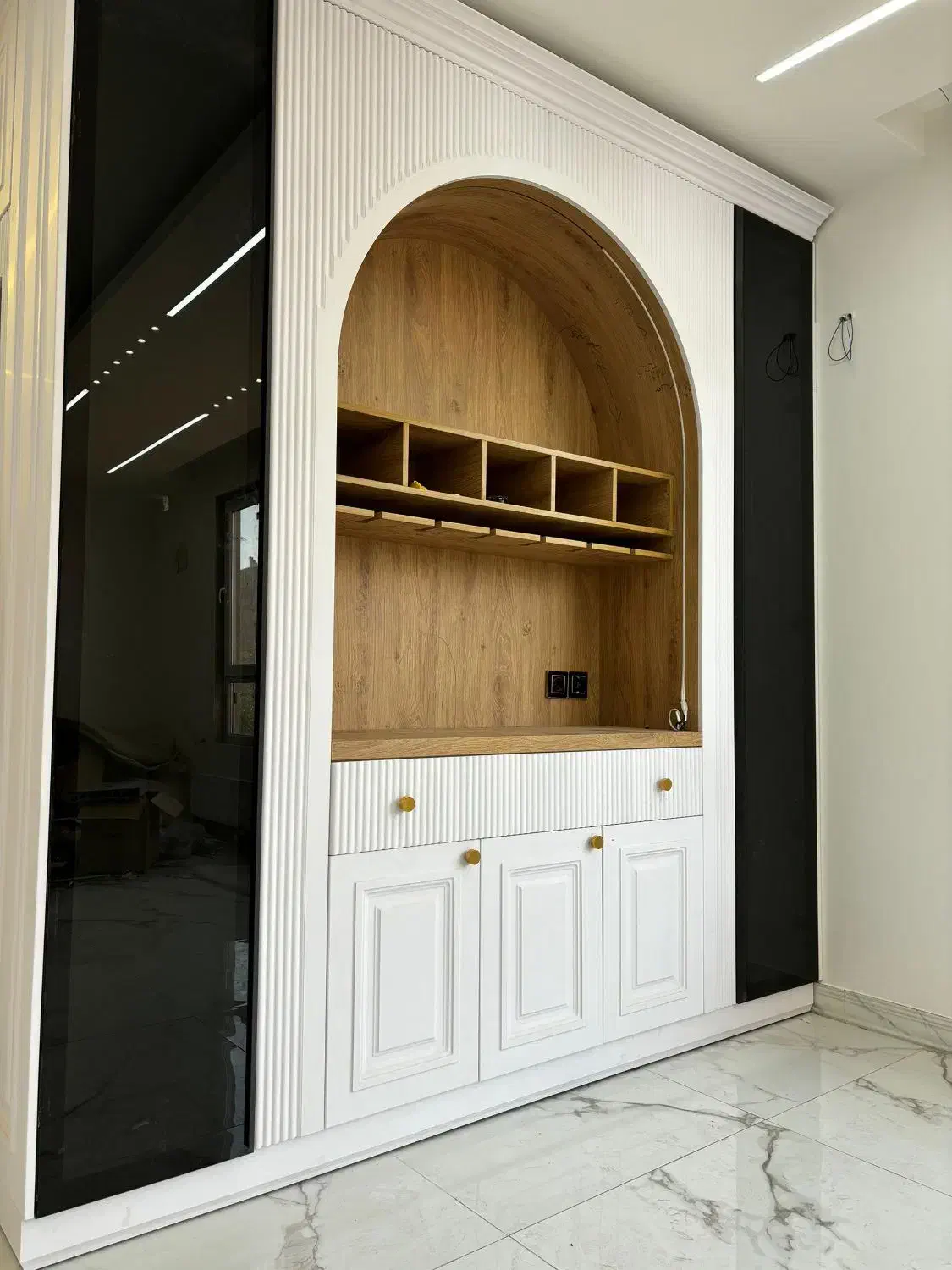 کابینت نئوکلاسیک و مدرن و کمد دیواری و تی وی وال|جاکفشی، کمد، دراور|زنجان, |دیوار