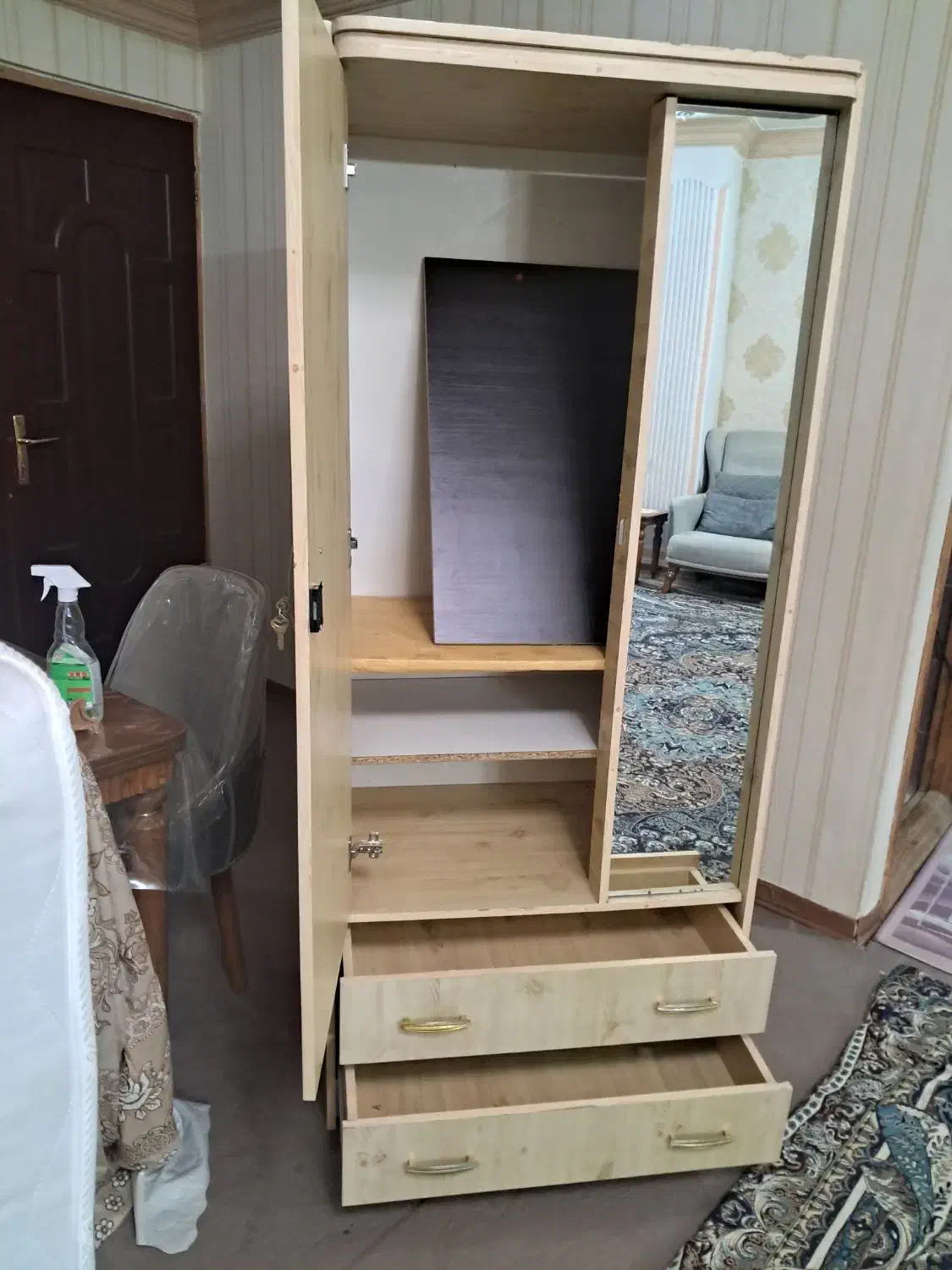 کمد لباس و وسایل|جاکفشی، کمد، دراور|بجنورد, |دیوار