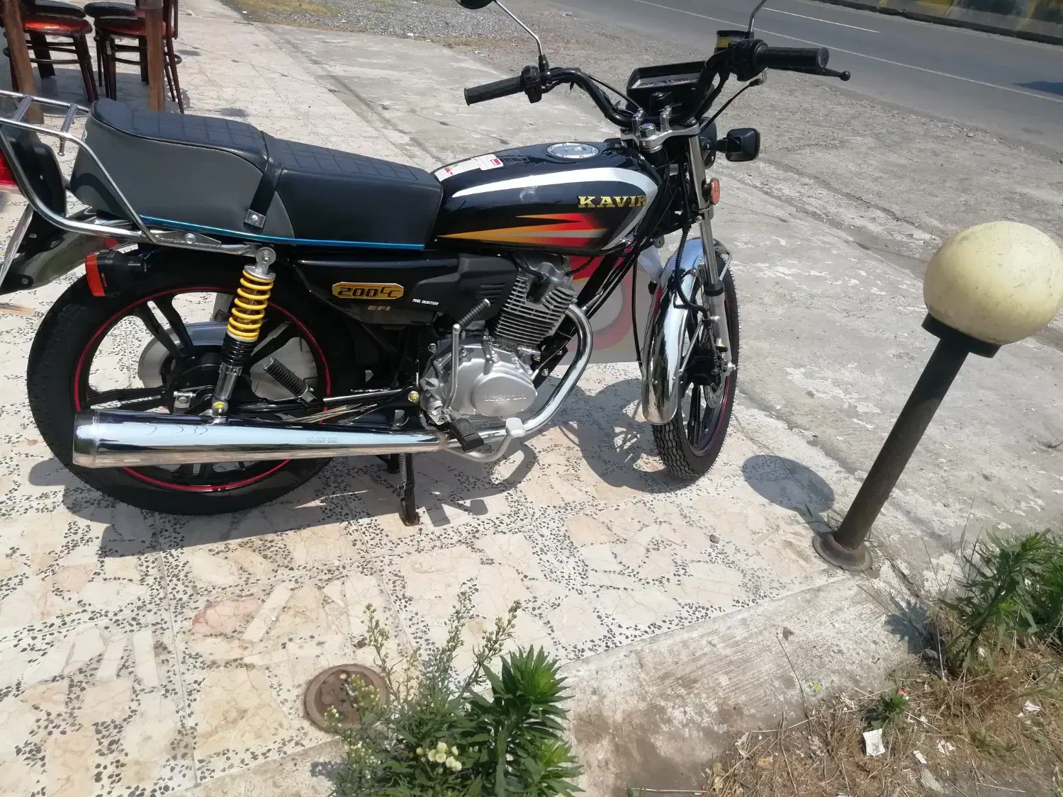 موتور 200 کویر مشکی خشک|موتورسیکلت|رودسر, |دیوار