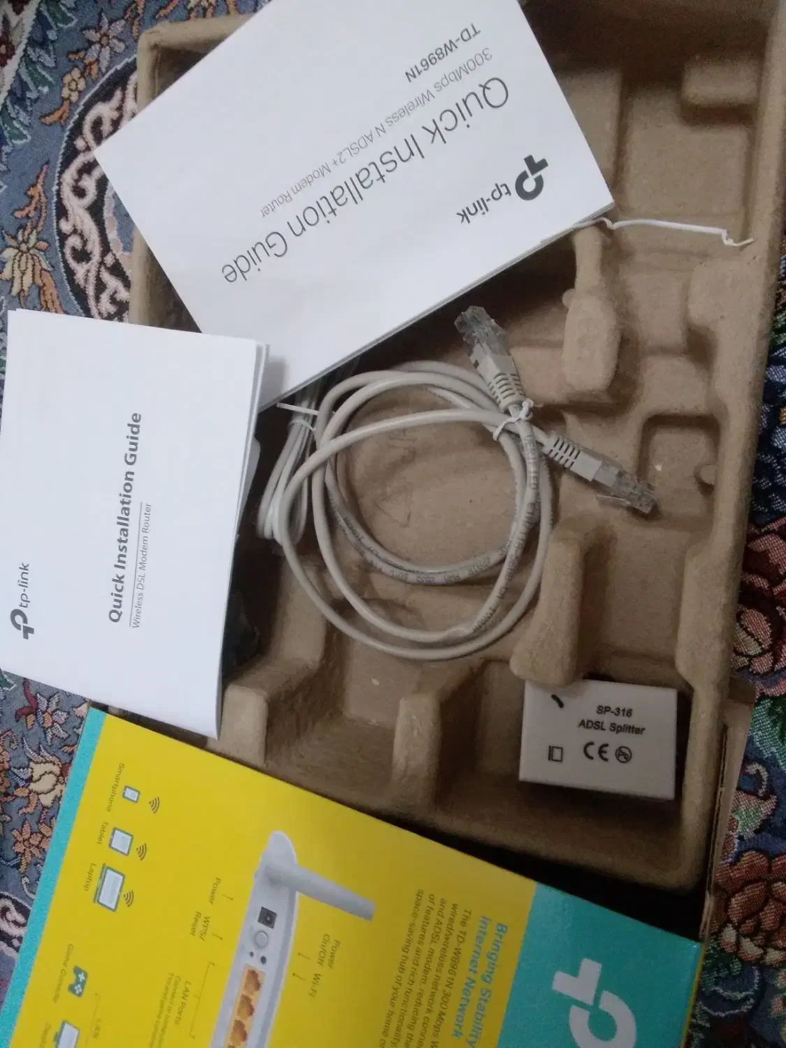 مودم tp link  پرسرعت نو و سالم|مودم و تجهیزات شبکه|خرم‌آباد, |دیوار