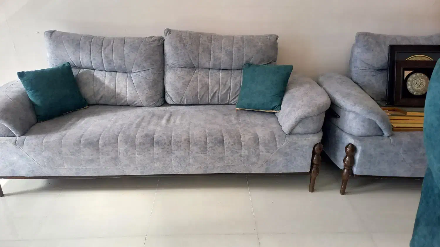 میلمان راحتی ۸نفره|مبلمان خانگی و میز عسلی|گناباد, |دیوار