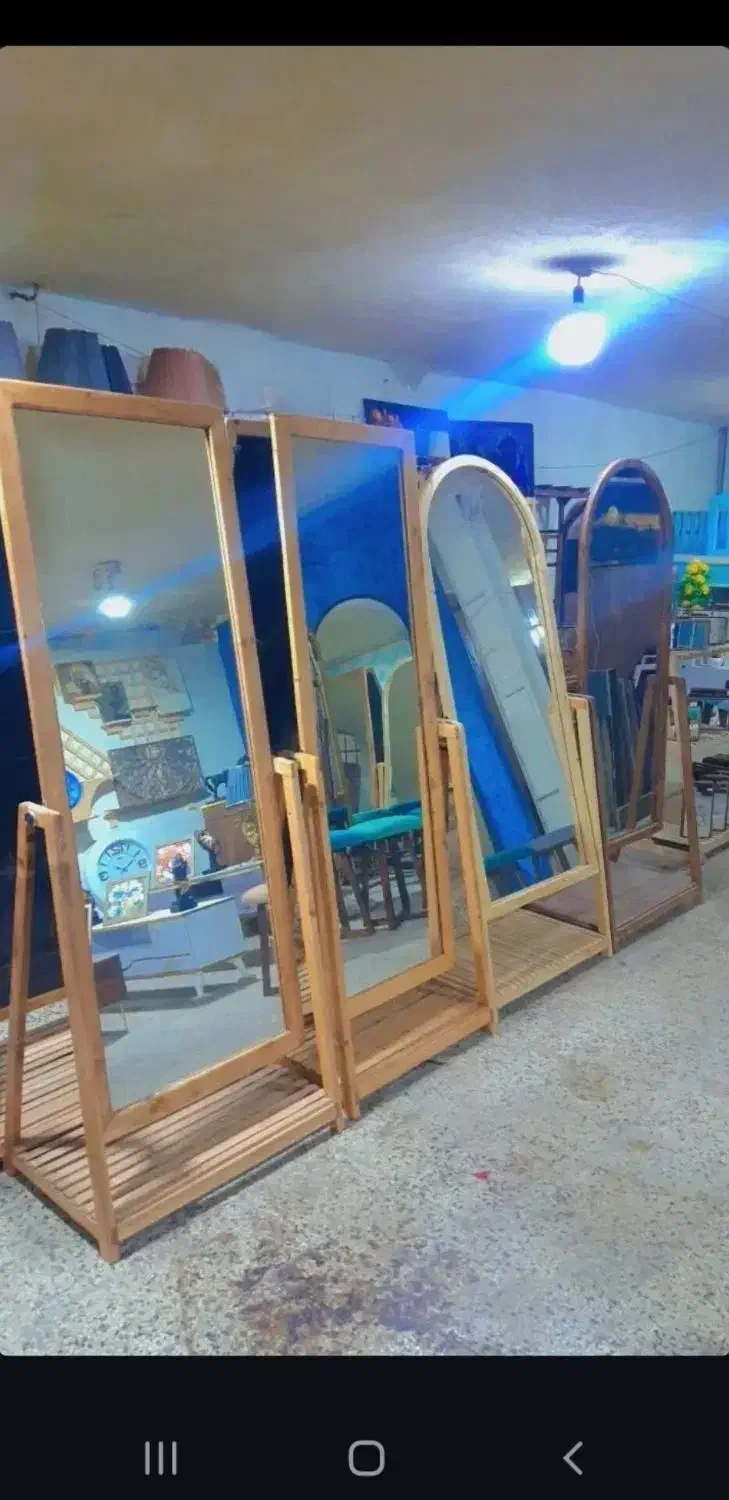 آینه قدی مستطیل و گنبدی پایه دار|آینه|یاسوج, |دیوار