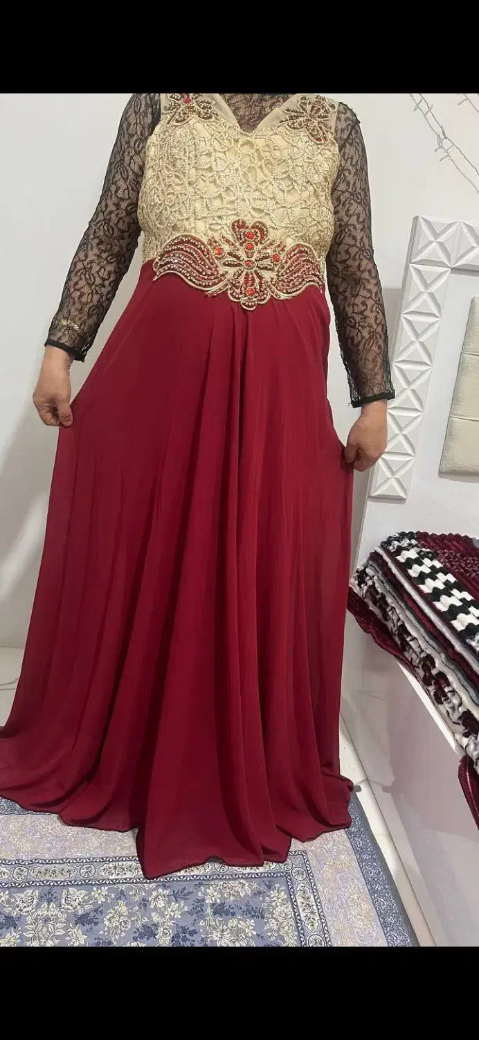 لباس مجلسی ماکسی فری سایز تا ۴۸|لباس|لاهیجان, انقلاب|دیوار