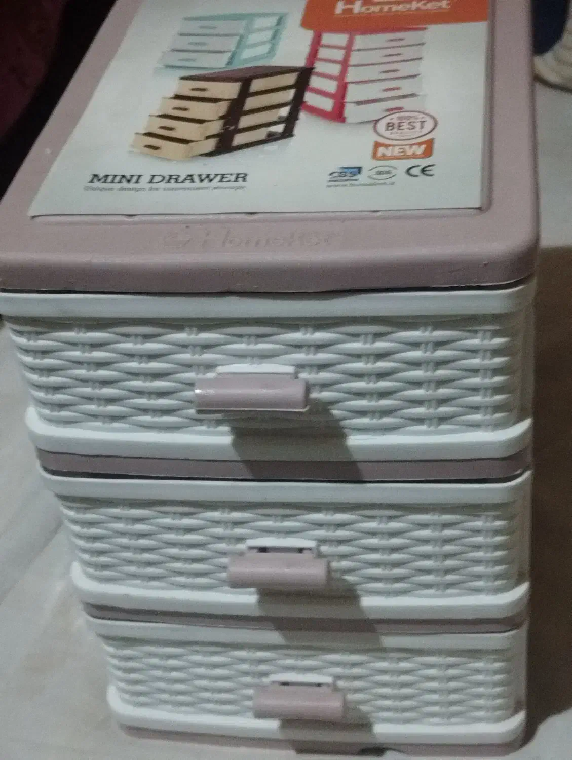 مینی درایور پلاستیکی حصیری سه طبقه|ظروف نگهدارنده، پلاستیکی، یک‌بارمصرف|تهران, کرمان|دیوار