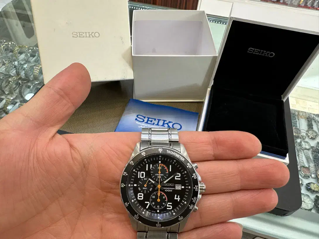 سیکو کرنوگراف مردانه مشکی|ساعت|شیراز, شاهچراغ|دیوار