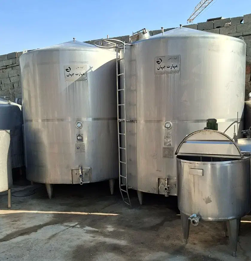 فروش تانکر استیل 15000لیتری دوجداره میکسر بغل مخزن|ماشین‌آلات صنعتی|تهران, چیتگر جنوبی|دیوار