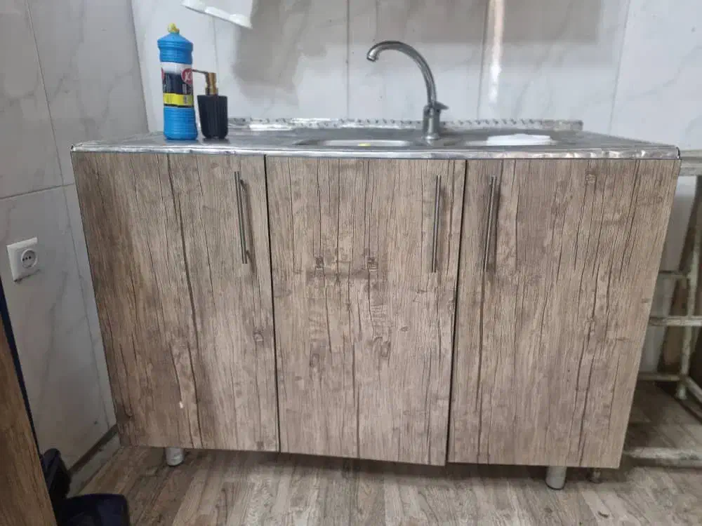 گاز ۵ شعله فردار و کابینت|اجاق گاز و لوازم برقی پختوپز|گرمدره, |دیوار