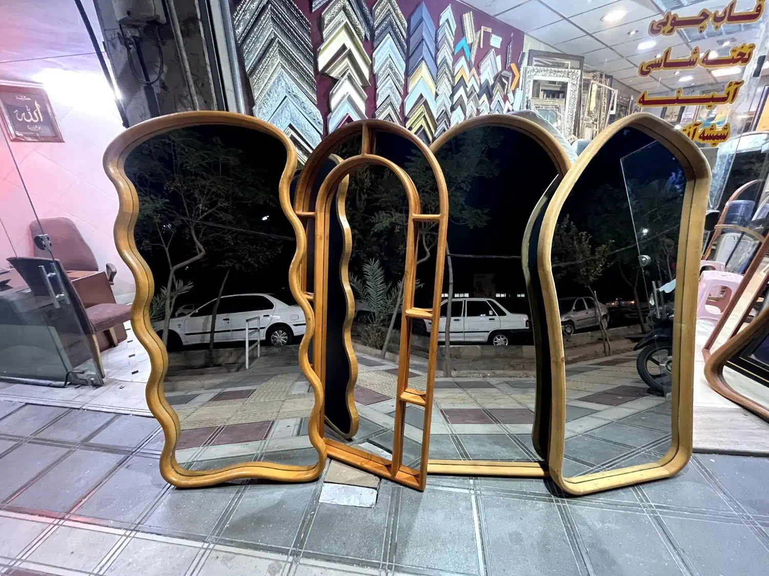 آینه قدی چوبی|آینه|قم, یخچال قاضی|دیوار