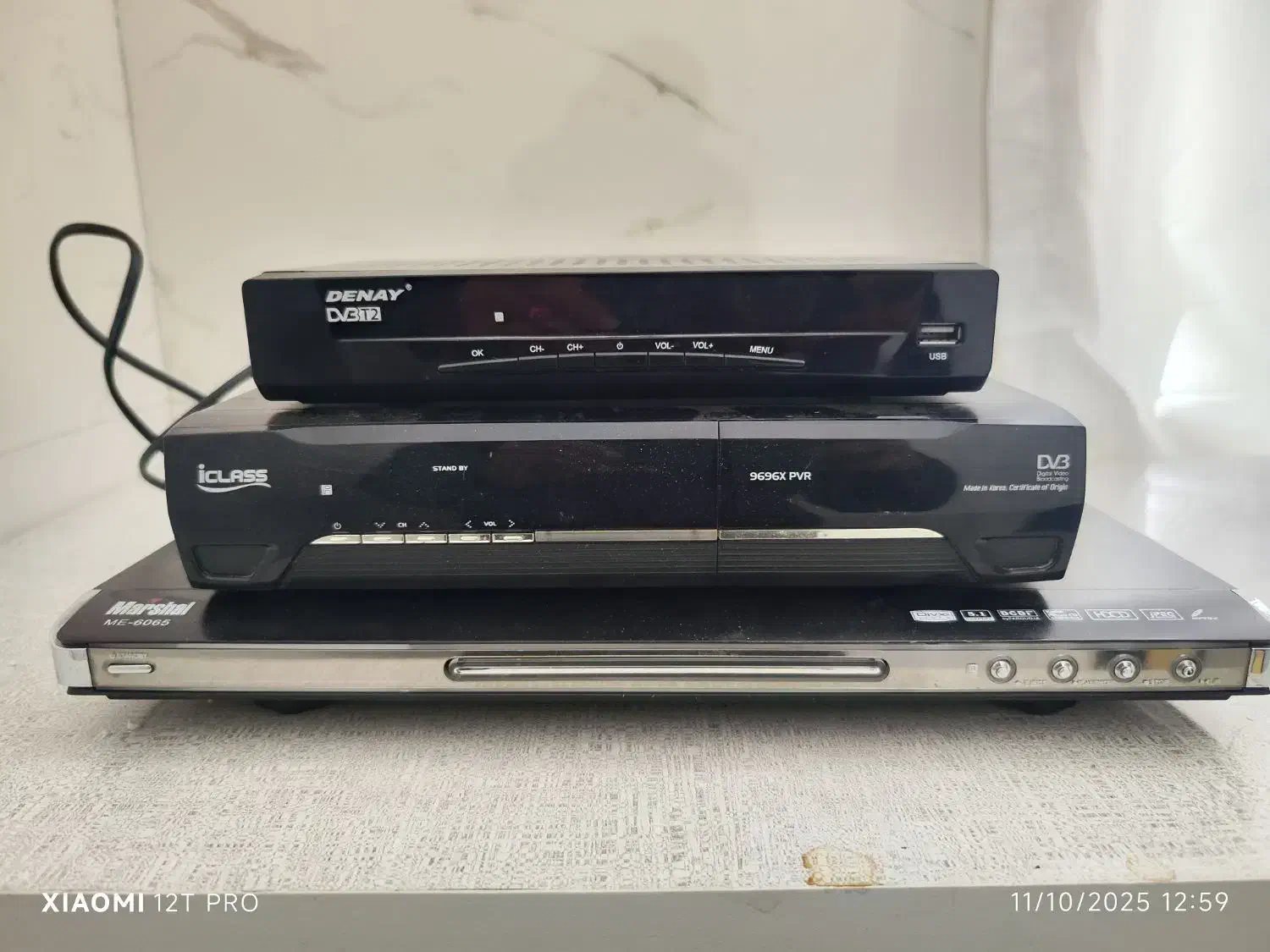 DVD پلیر و گیرنده iclass و گیرنده دنای|پخشکننده DVD و ویدیو|اراک, |دیوار