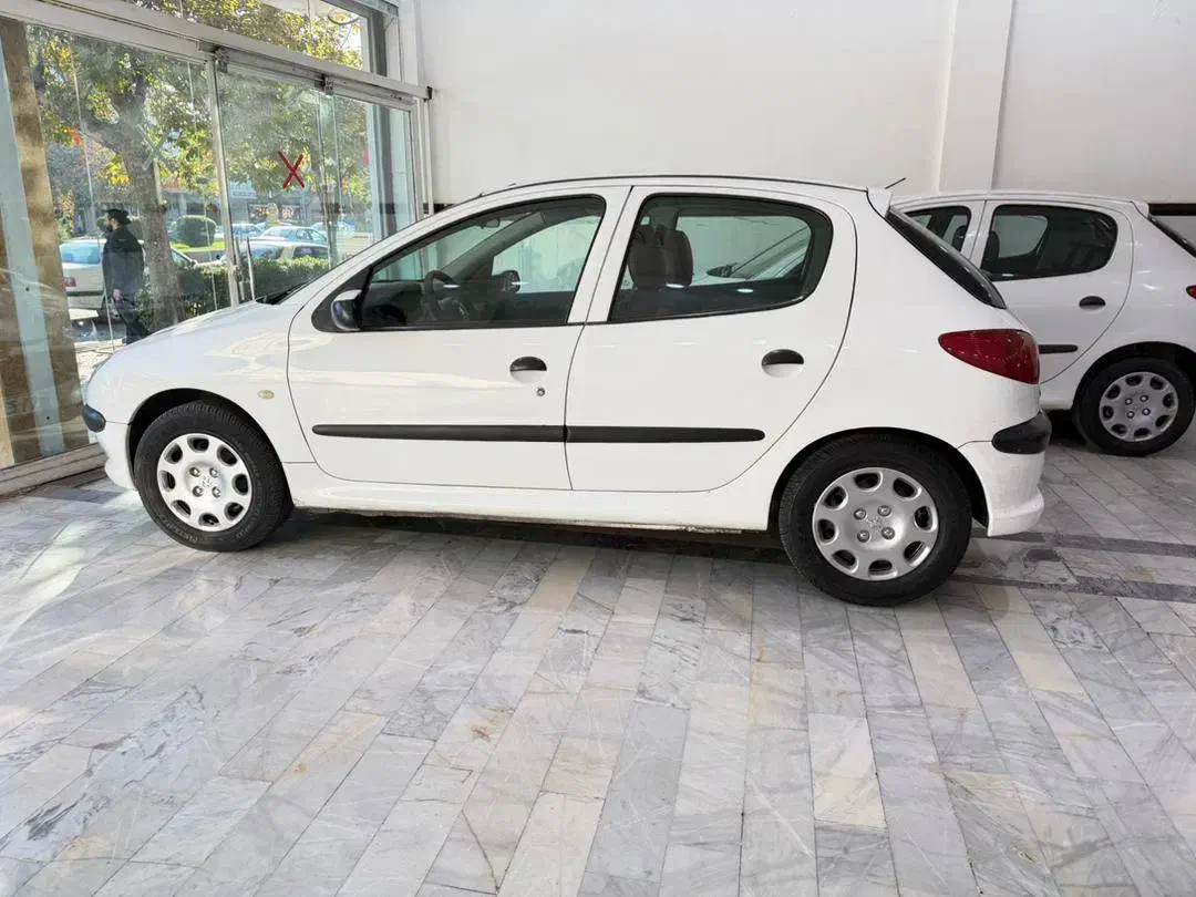 206 تیپ 5سفید مدل 95 چند لکه رنگ|خودرو سواری و وانت|آمل, |دیوار