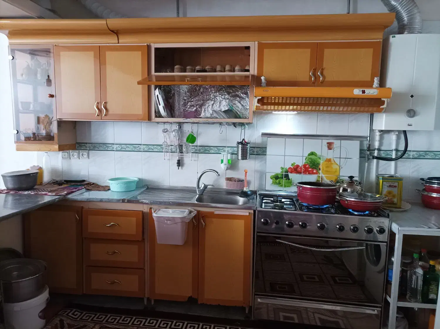 کابینت فلزی|آب‌چکان و نظم‌دهنده ظروف|سبزوار, باهنر|دیوار