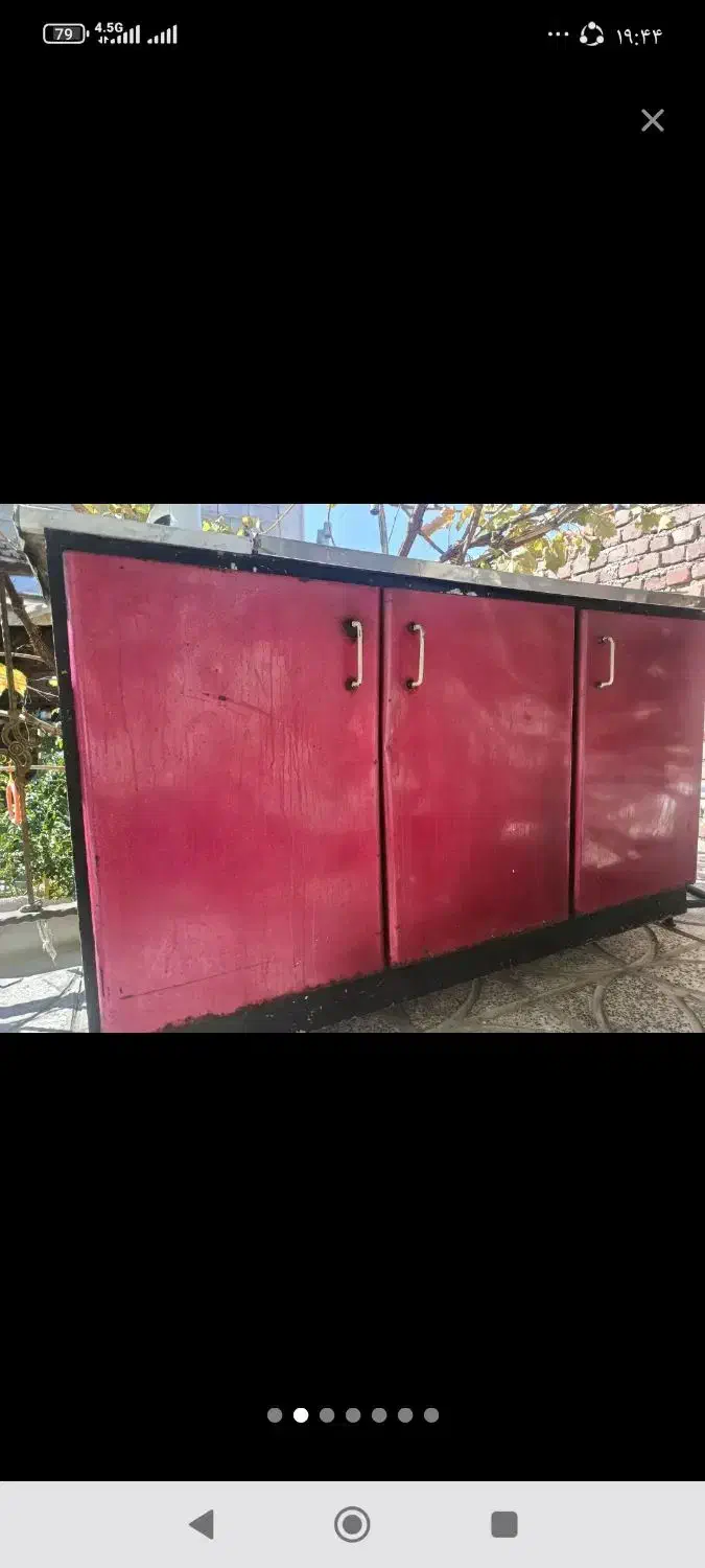 کابینت فلزی همراه سینگ دوقلو و هود|مصالح و تجهیزات ساختمان|اسدآباد, |دیوار