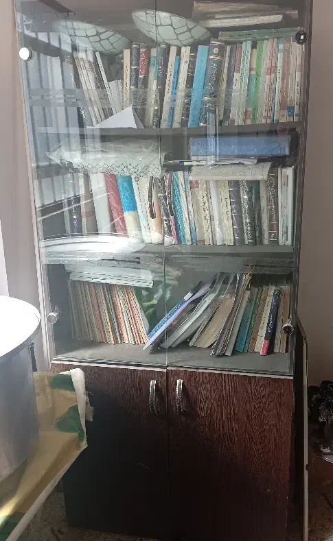 کتابخانه|کتابخانه، شلف، قفسه‌های دیواری|اراک, |دیوار