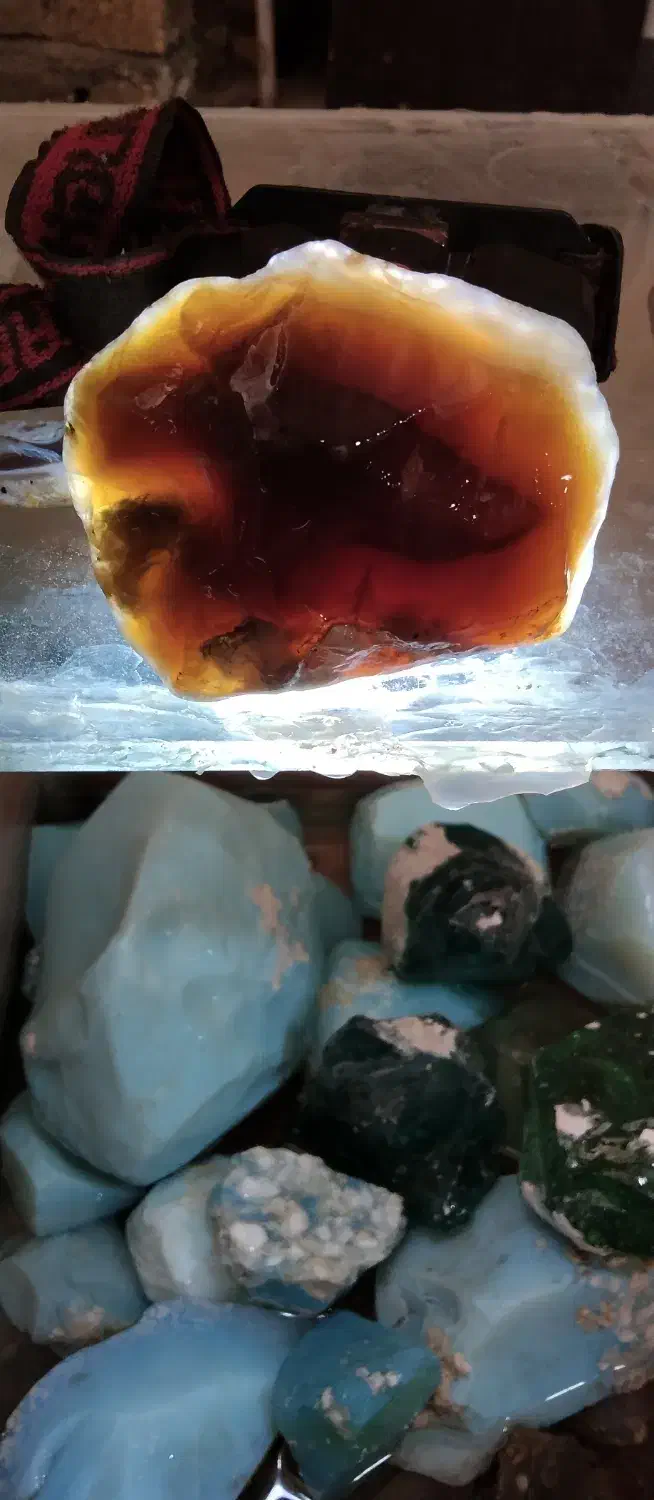 فروش سنگ شجر سلیمانی میکس دریایی|جواهرات|میانه, |دیوار