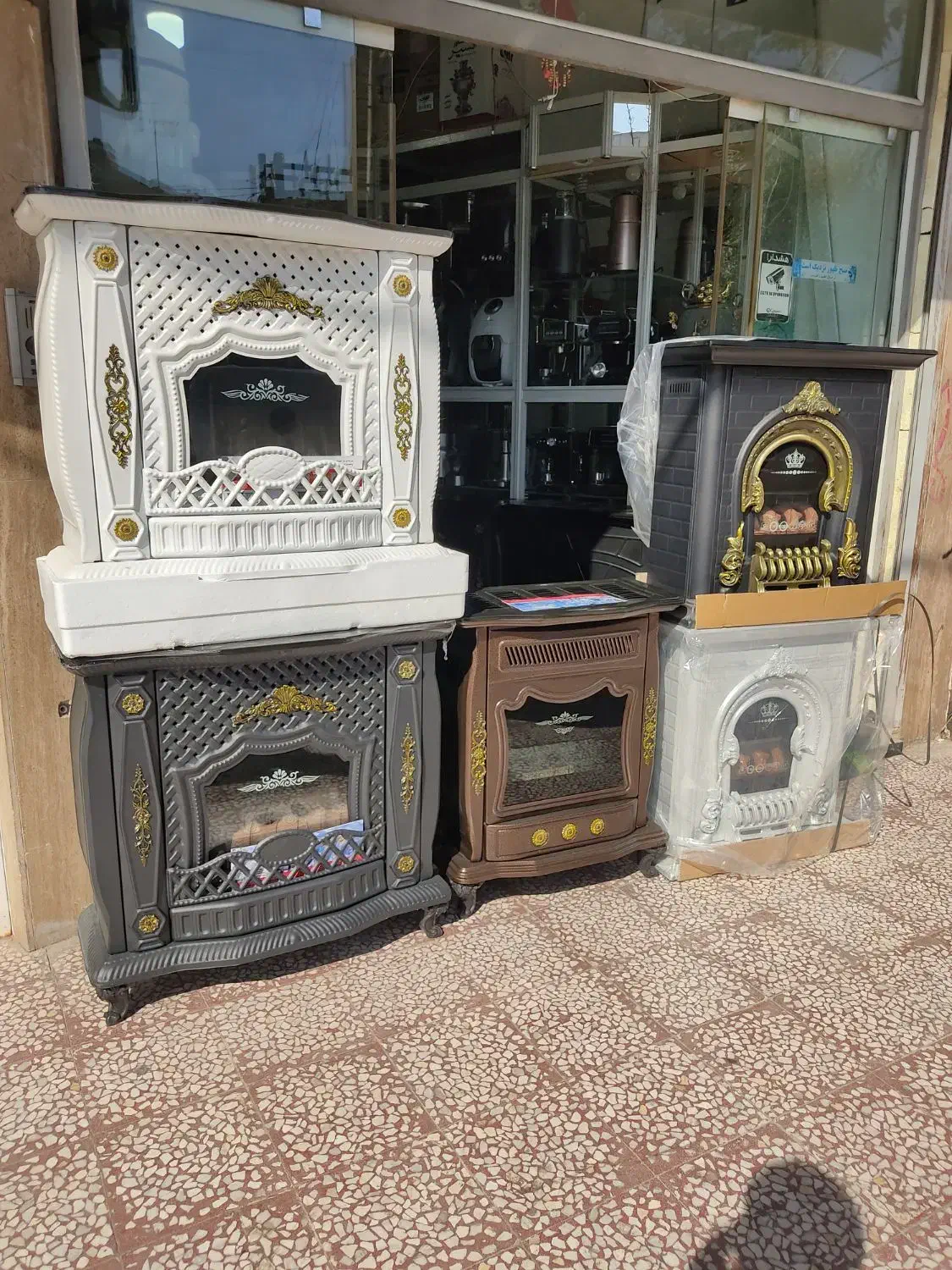 بخاری گازی در طرح های مختلف شیک و زیبا|بخاری، هیتر، شومینه|قم, علی آباد|دیوار