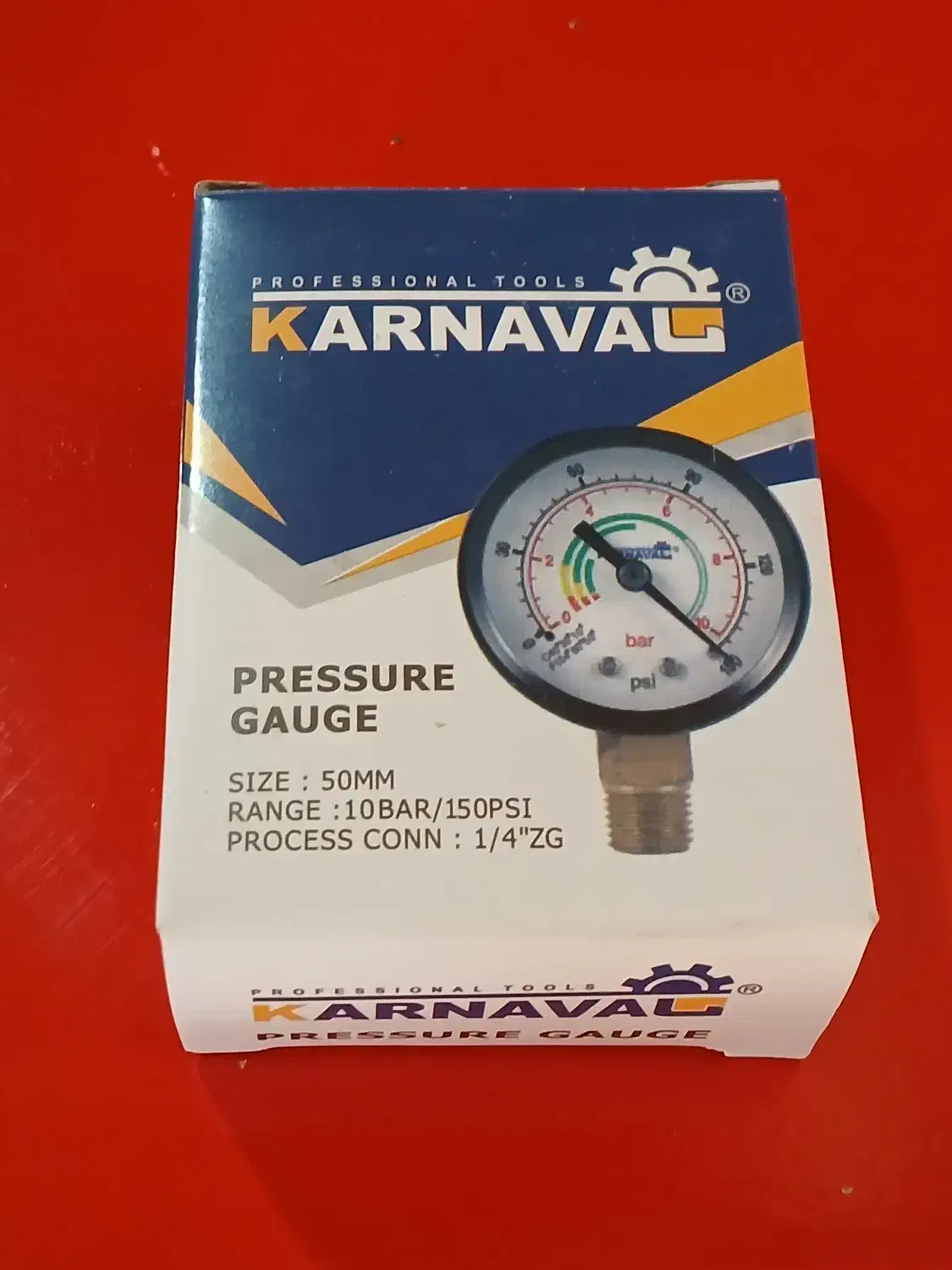 گیج باد ، درجه باد 1/4  10 بار ، 150 PSI|ماشین‌آلات صنعتی|نسیم‌شهر, |دیوار