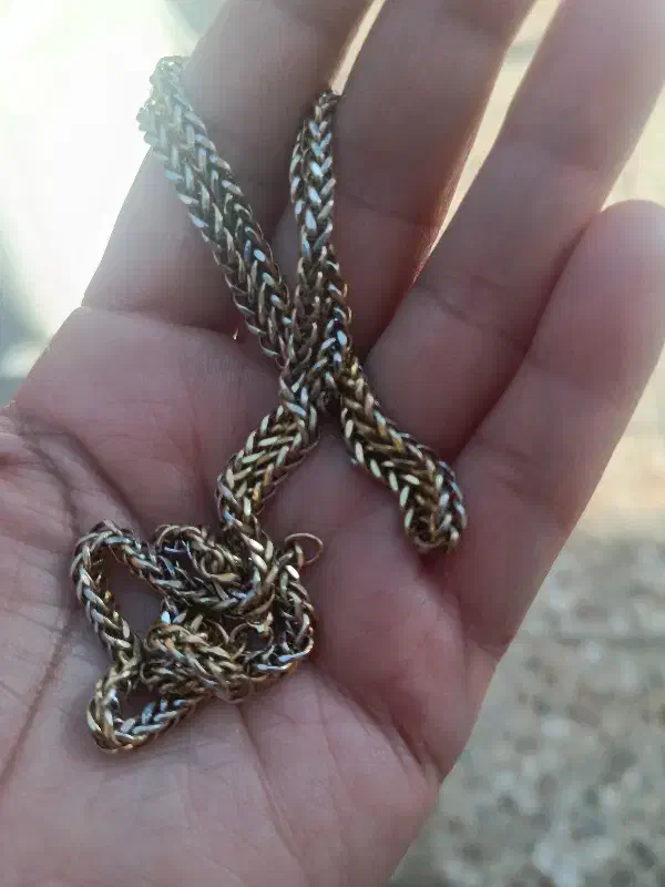 زنجیر طلا گندمی|جواهرات|مسجد سلیمان, |دیوار