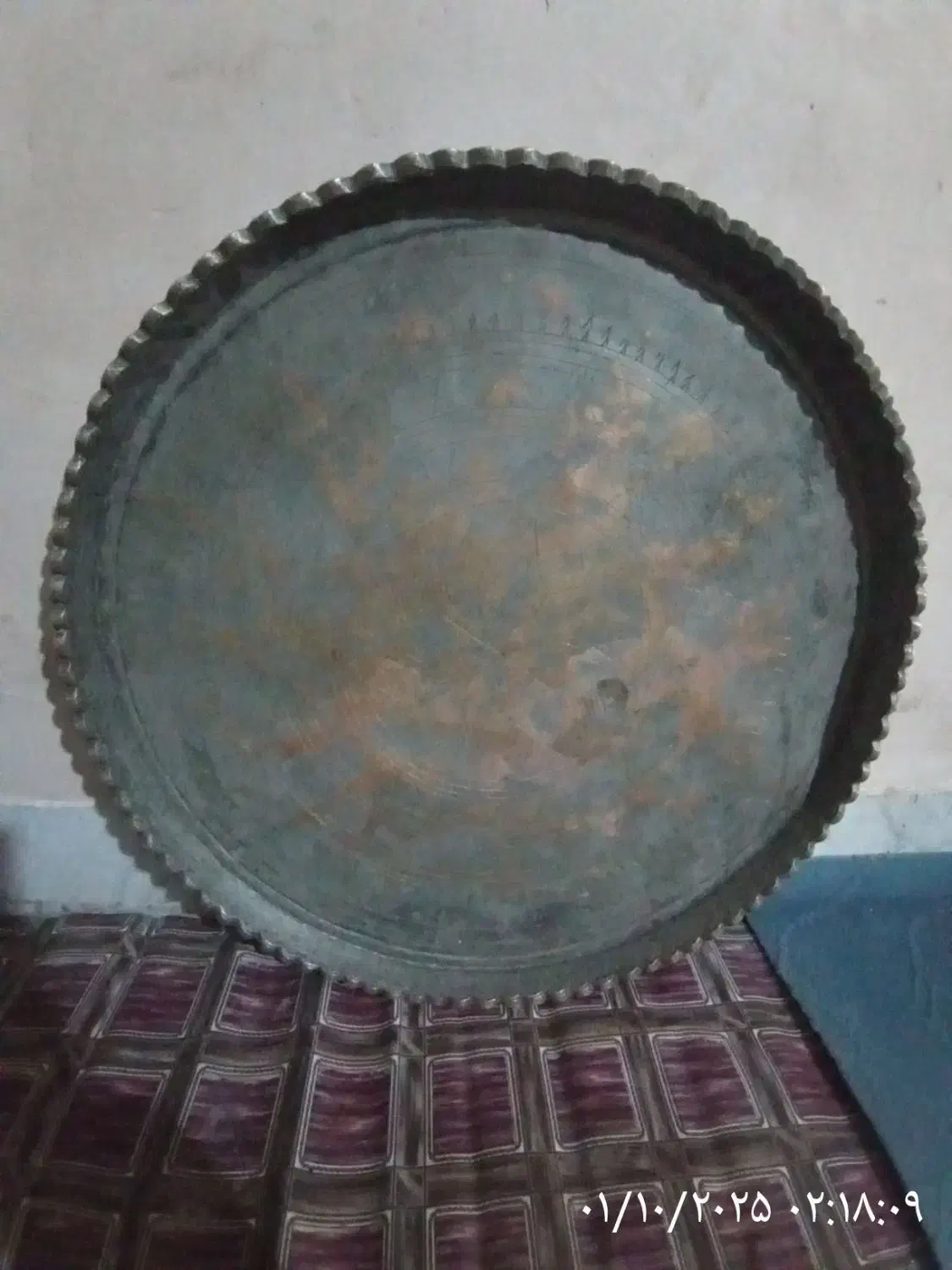 مجمع مسی قدیمی قطر ۶۶|کلکسیون اشیاء عتیقه|مود, |دیوار