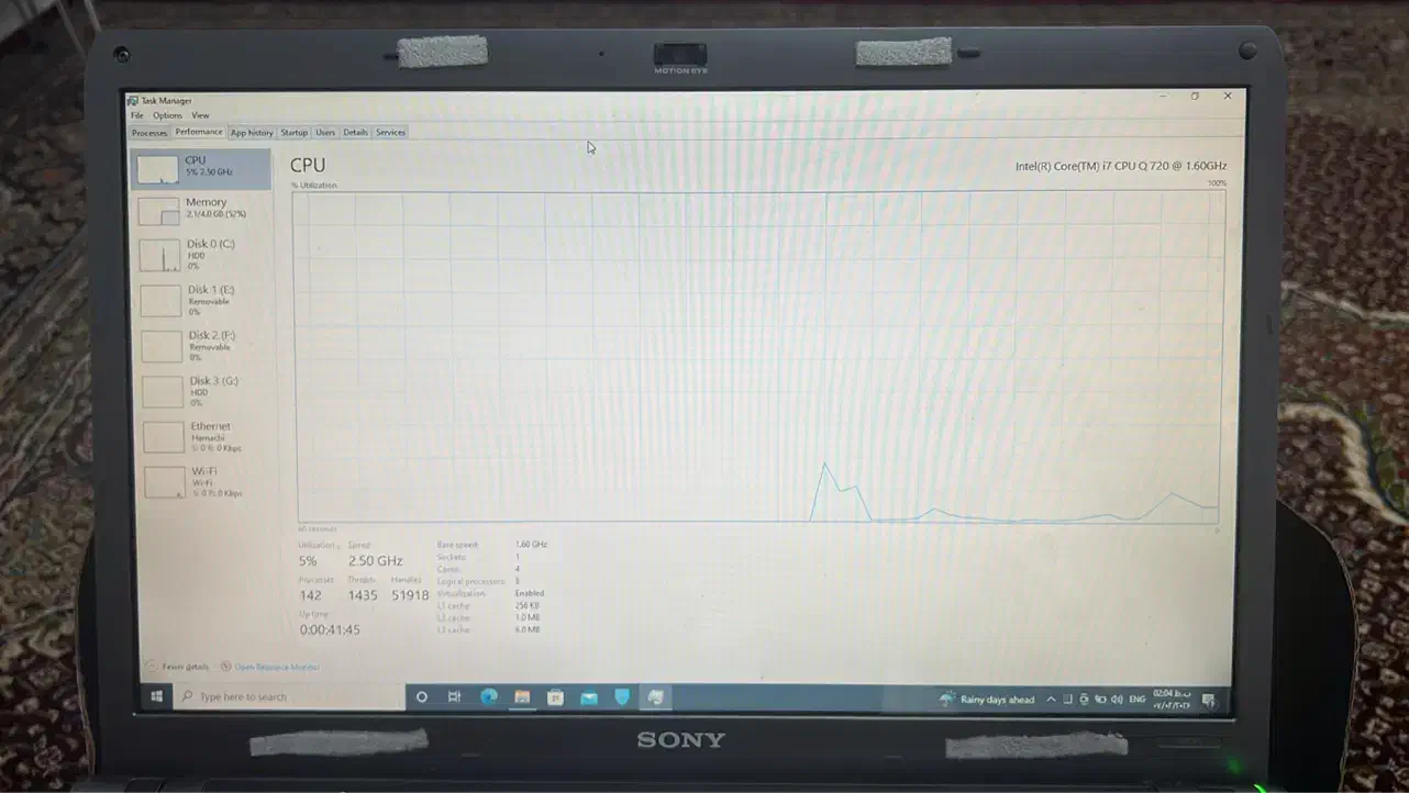 Sony Vaio F11CGX/B i7 4GB 320GB GeForce 310M USA|رایانه همراه|تهران, کرمان|دیوار