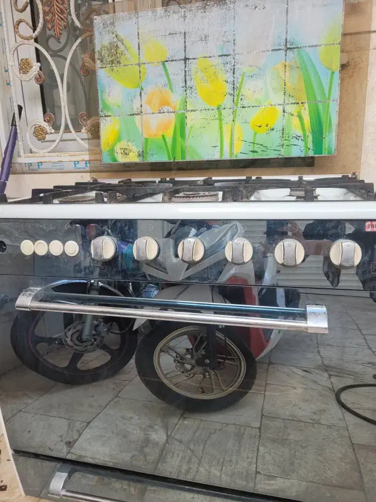 اجاق گاز فردار ۵شعله|اجاق گاز و لوازم برقی پخت‌وپز|قم, شهرک امام حسن|دیوار