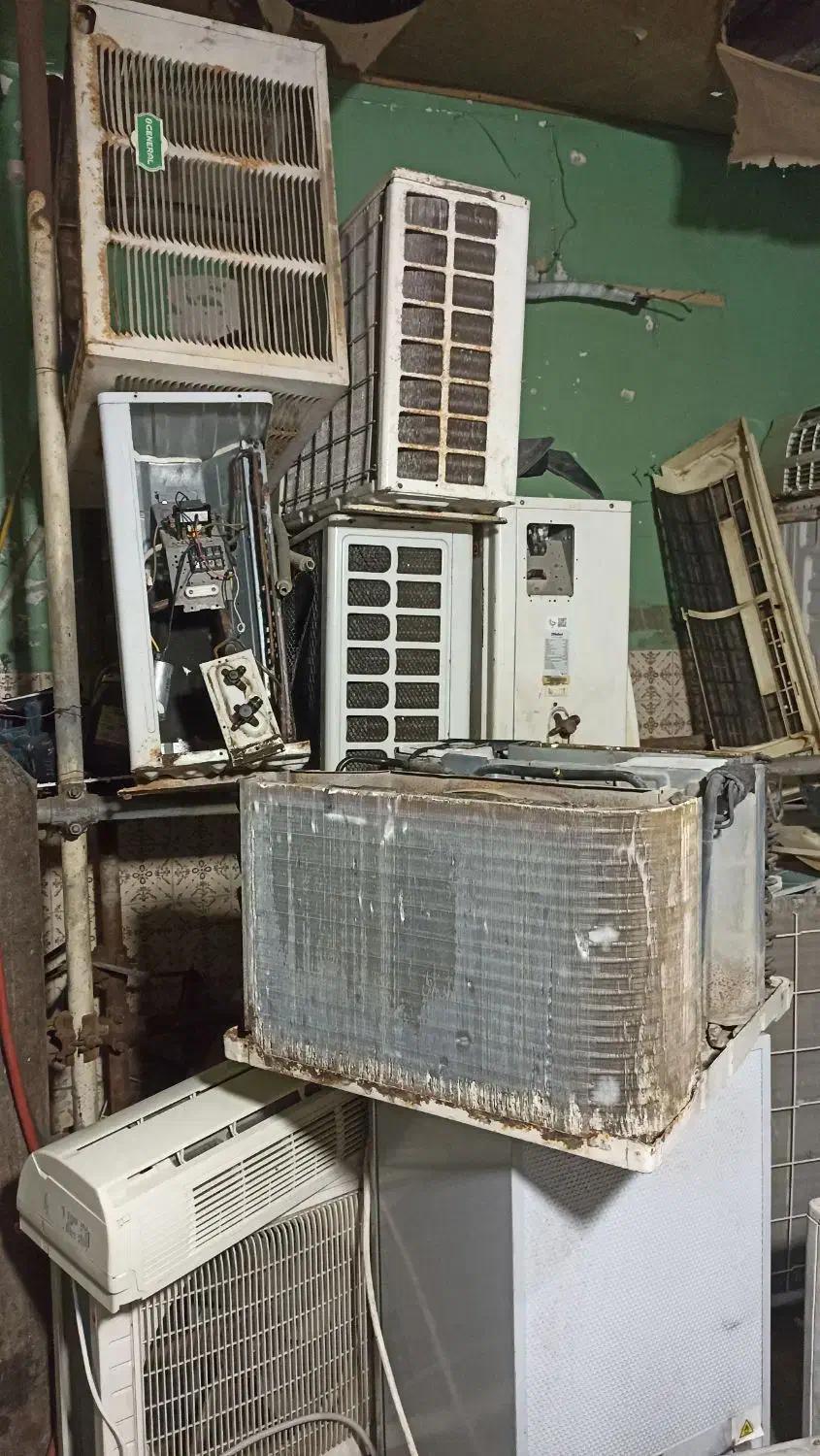 خرید و خریدار کولر سوخته سالم اوراقی درب منزل|کولر گازی و فنکوئل|بندرعباس, |دیوار