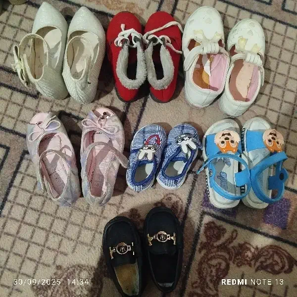 کفش زنانه و بچگانه تماما نو و در حد نو|کیف، کفش، کمربند|مرودشت, سهل‌آباد|دیوار