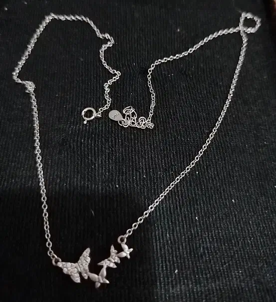 گردنبند و نیم ست و انگشتر نقره|جواهرات|رشت, کوی عرفان|دیوار