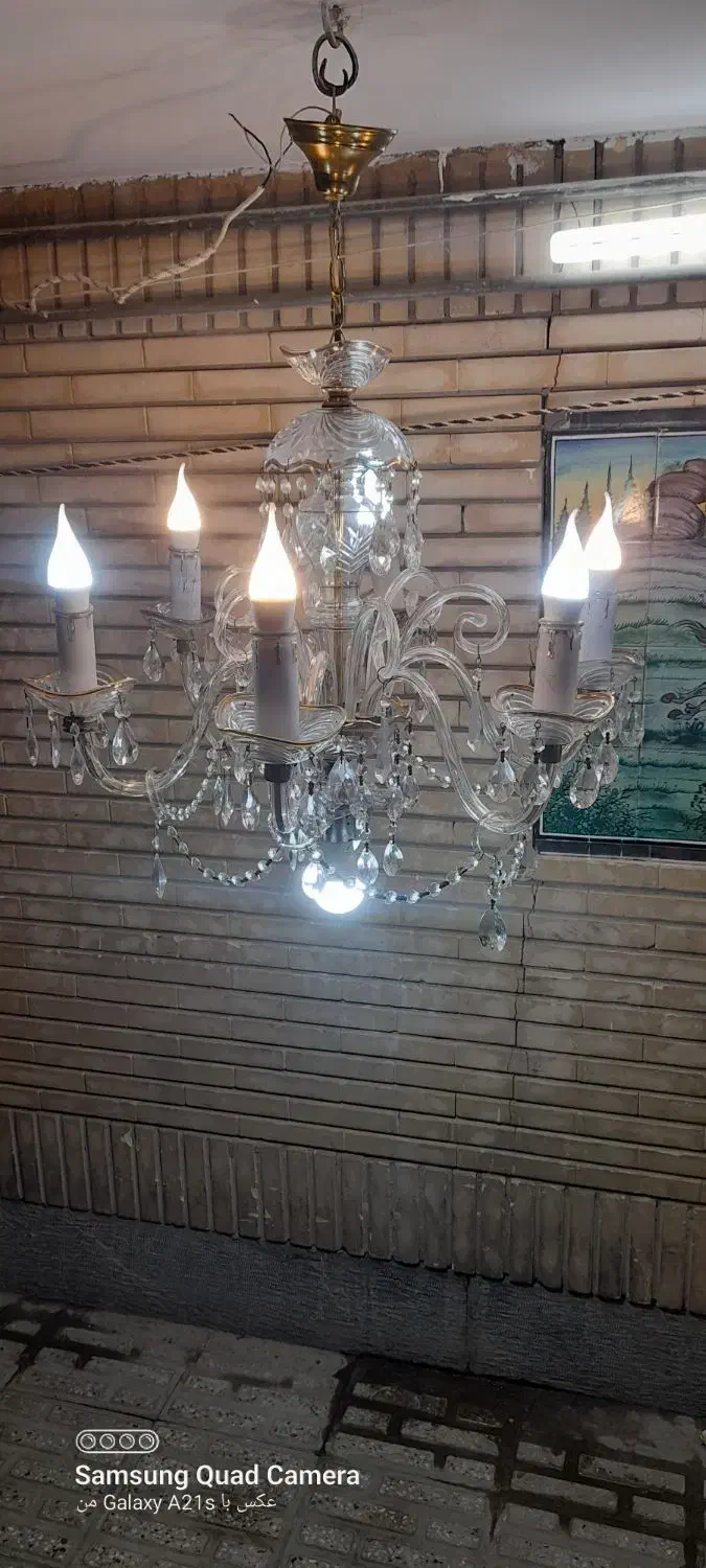 لوستر چراغ تزیینی|لوستر و چراغ آویز|اصفهان, سودان|دیوار