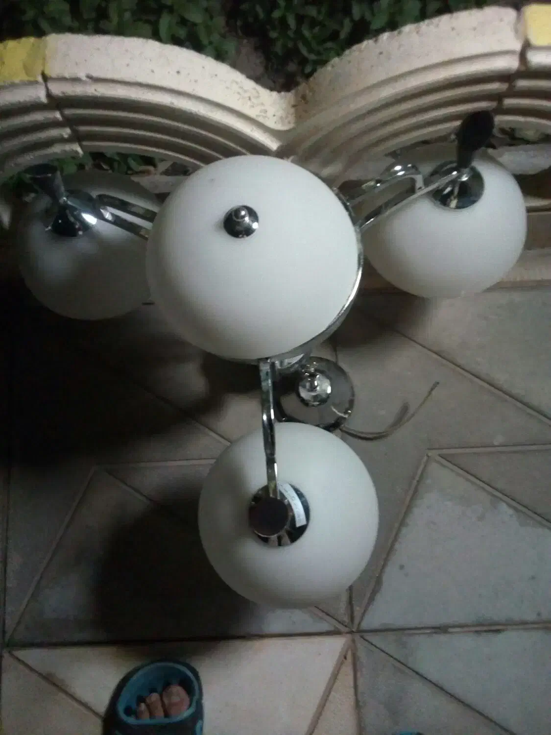 لوستر  استیل.  چراغ گازی|لوستر و چراغ آویز|نیشابور, مدرس|دیوار