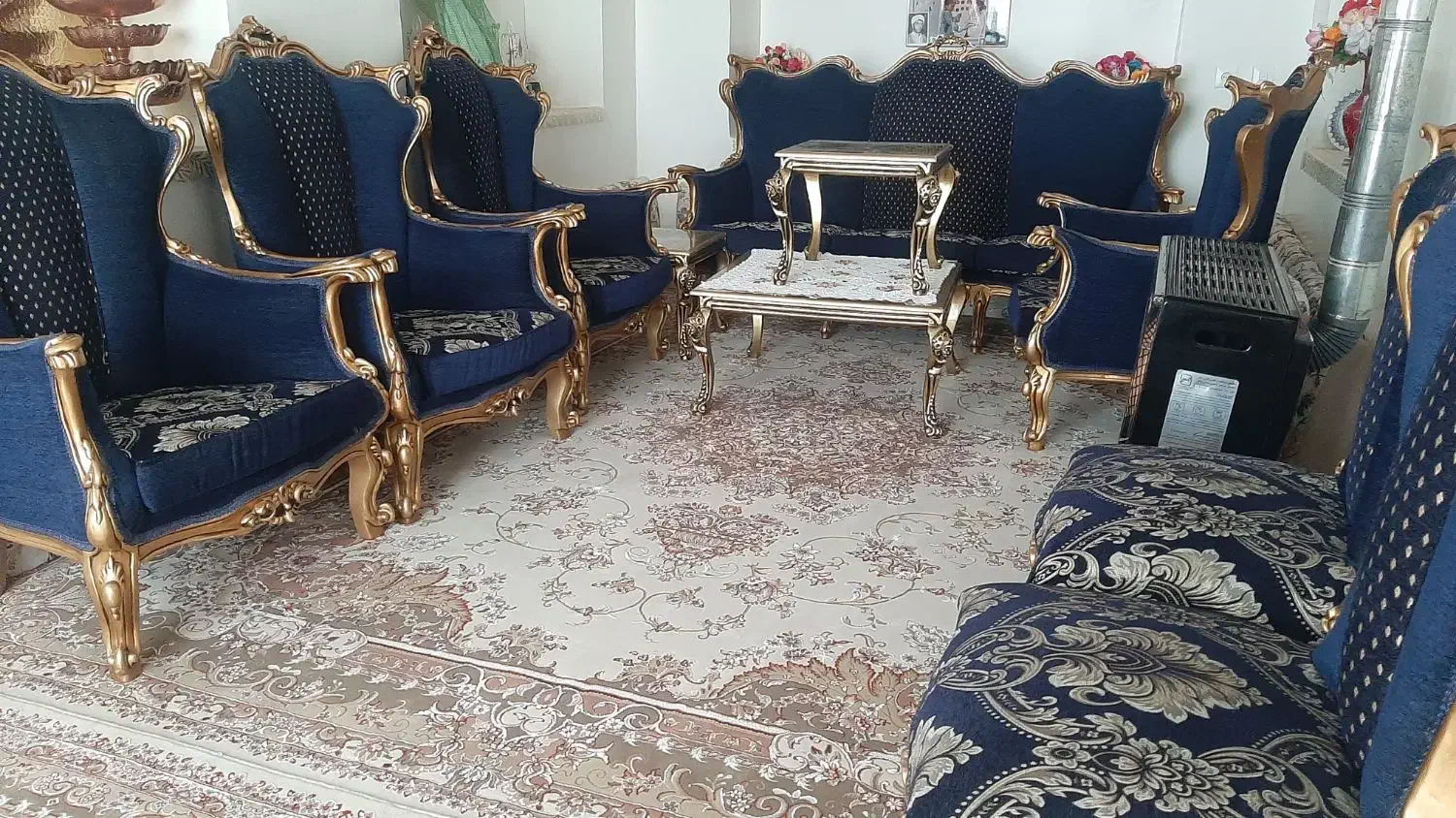 مبلمان کاملا نو|مبلمان خانگی و میز عسلی|کیار, |دیوار