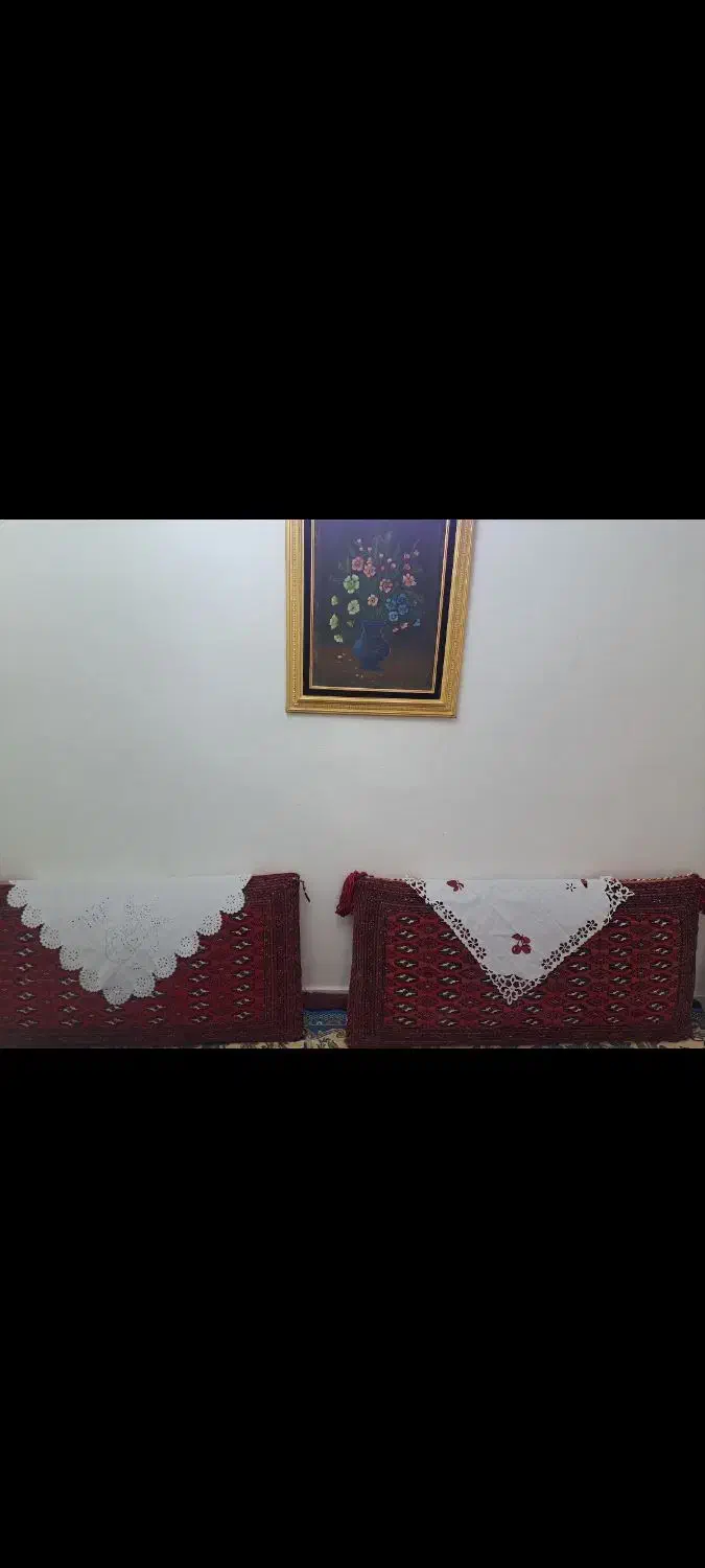 پشتی دستبافت ترکمن|پشتی|فردیس, شهرک هفده شهریور|دیوار