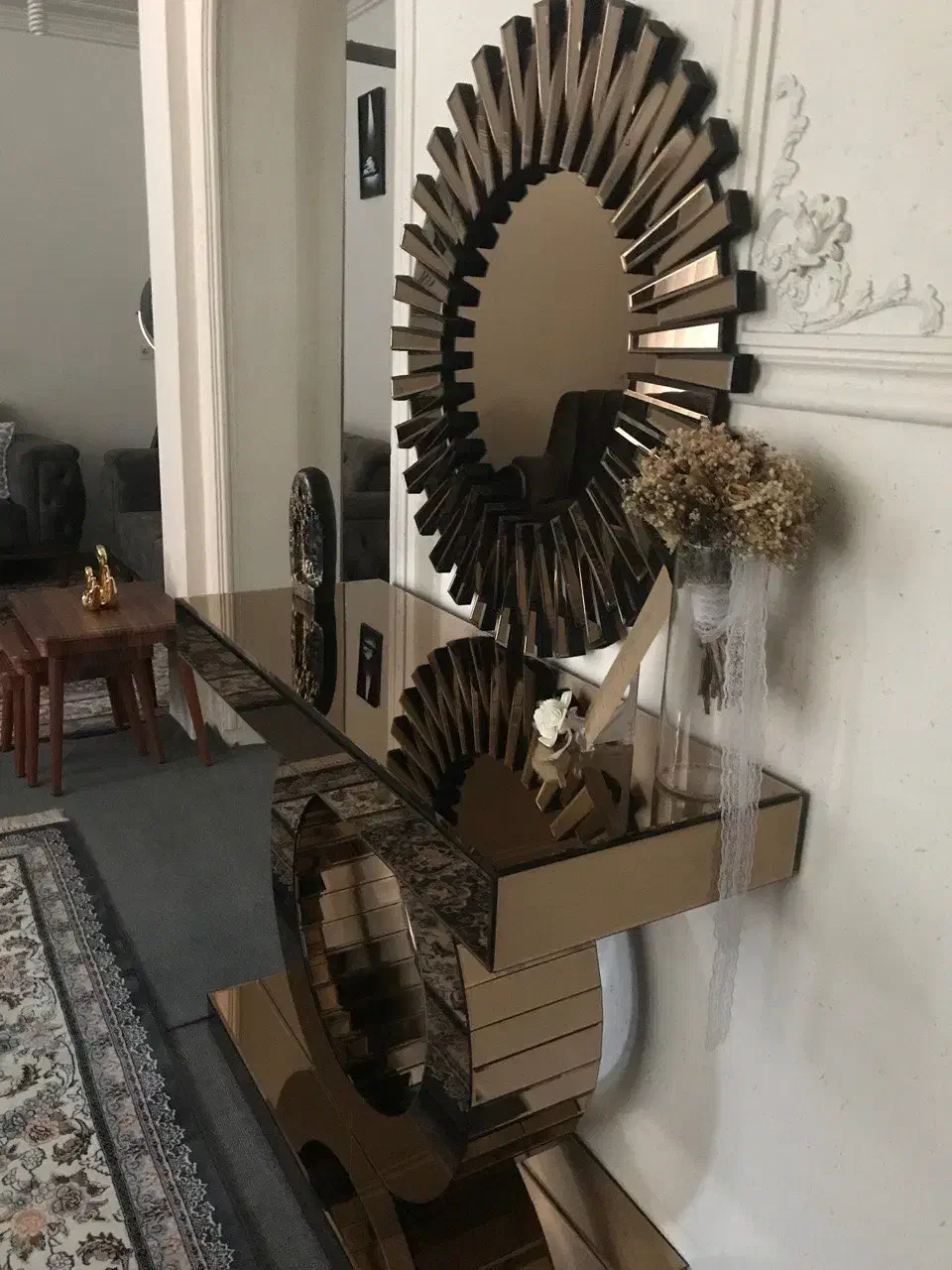 اینه و کنسول در حد نو|بوفه، ویترین، کنسول|قائمشهر, |دیوار