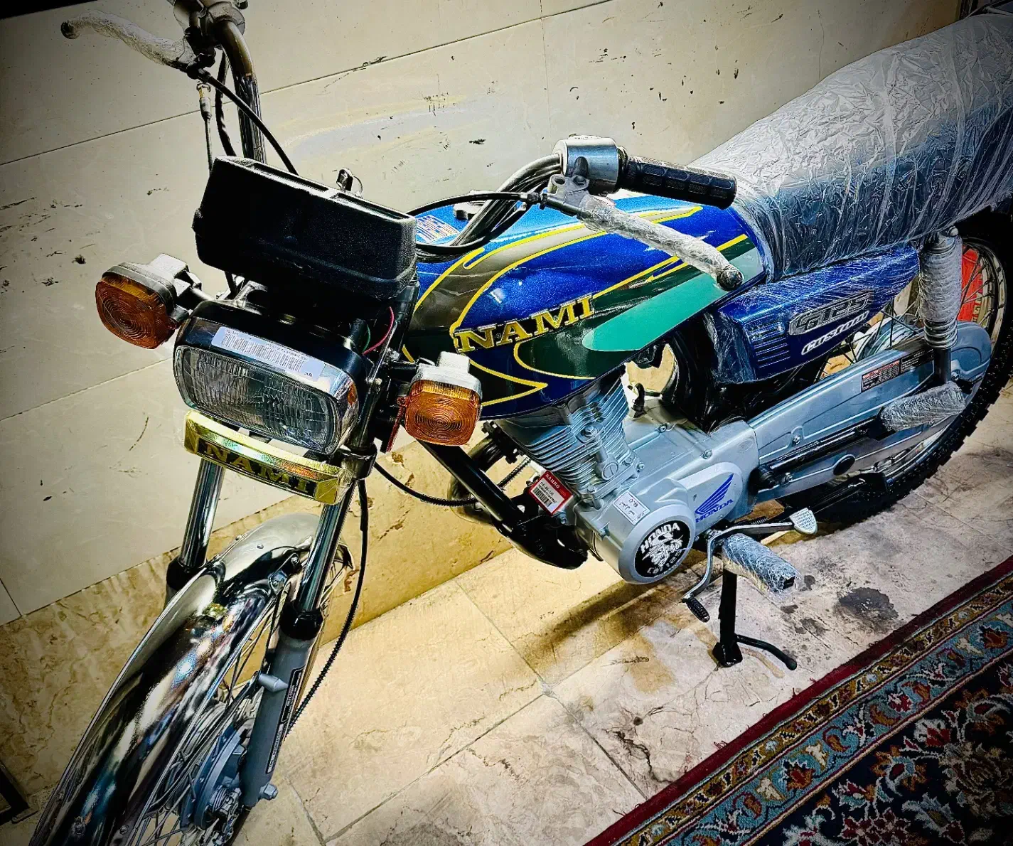 هندا مزایده ای با پلاک وبرگه معتبرمدل بالادرحدصفر|موتورسیکلت|تهران, بیسیم|دیوار