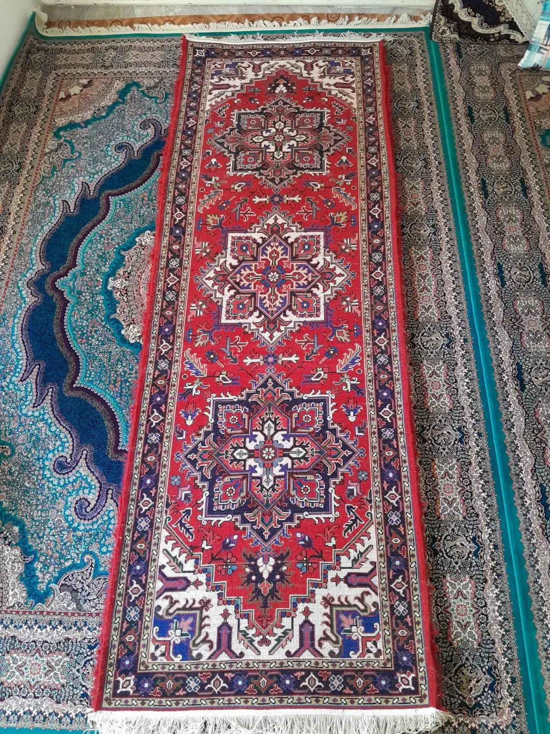 کناره دست بافت فوق العاده|فرش|تبریز, |دیوار