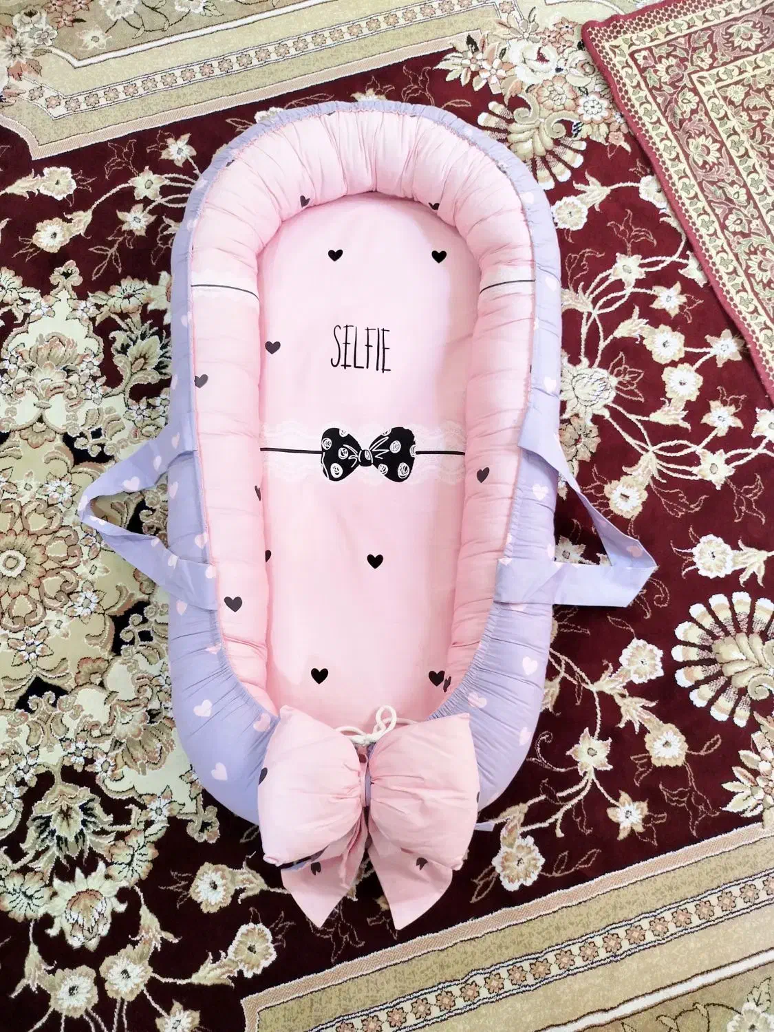 سیسمونی نوزادی دخترونه کاملانو|تخت و سرویس خواب|قم, شاه ابراهیم|دیوار