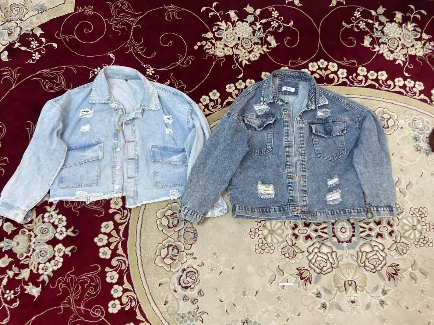 کت جین در دو رنگ|لباس|بابل, |دیوار