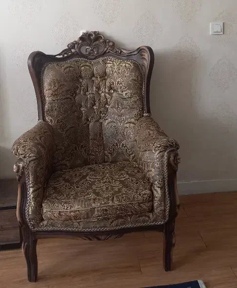 مبل ۷ نفره  با چوب با کیفیت|مبلمان خانگی و میز عسلی|تهران, دریاچه شهدای خلیج فارس|دیوار