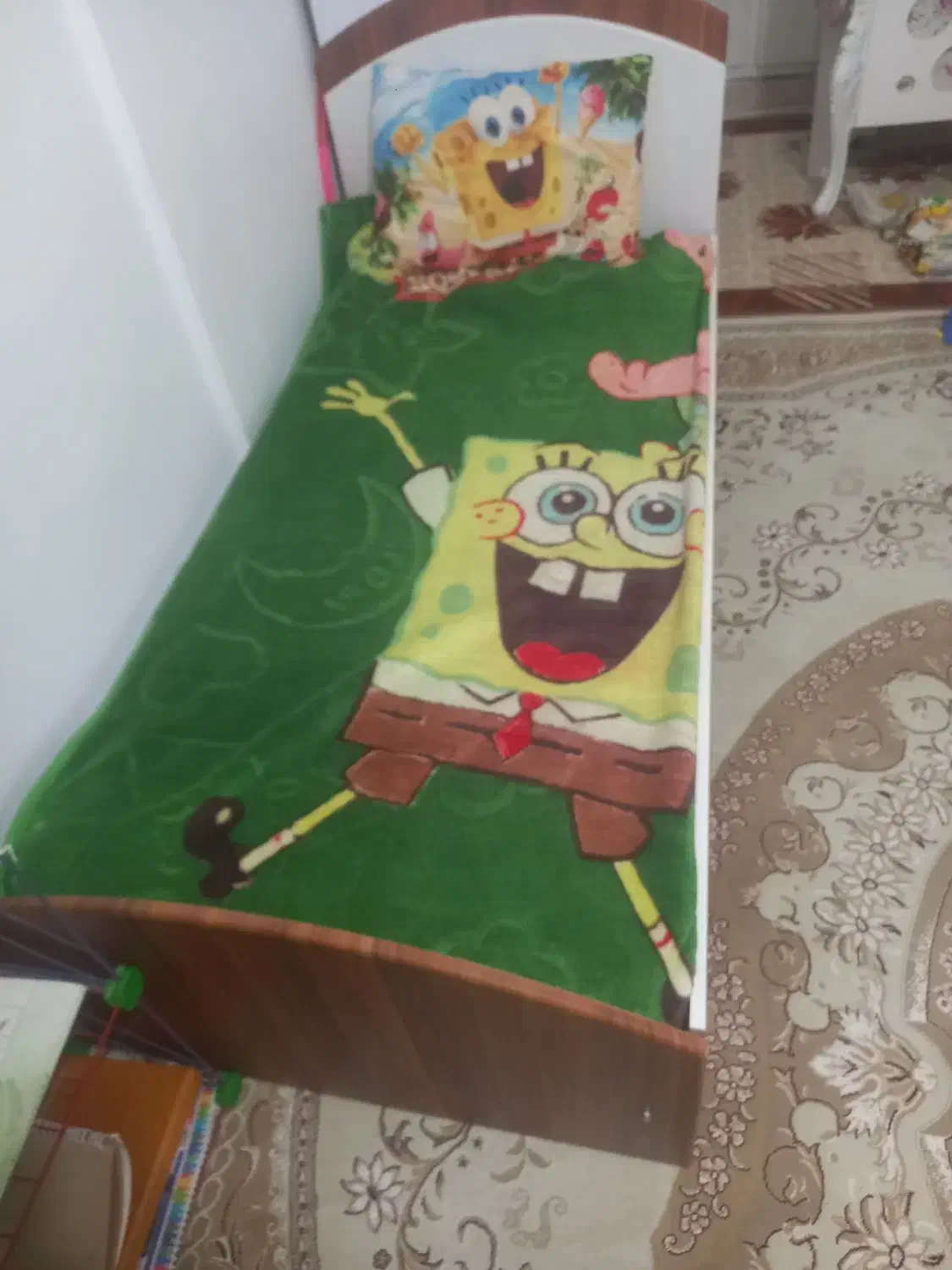 فروش تخت همراه با تشک|تخت و سرویس خواب|قروه, |دیوار