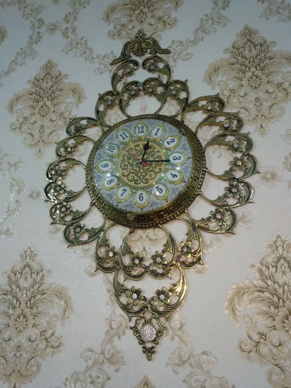 ساعت دیواری نو برنز برنزی|ساعت دیواری و تزئینی|تبریز, |دیوار