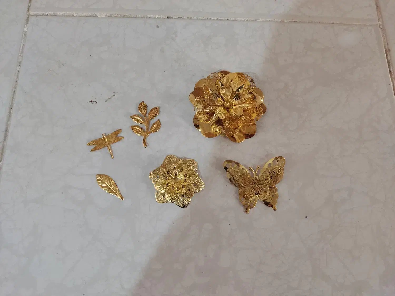 پلاک گل و پر و پروانه دونه 5|بدلیجات|الوند, |دیوار