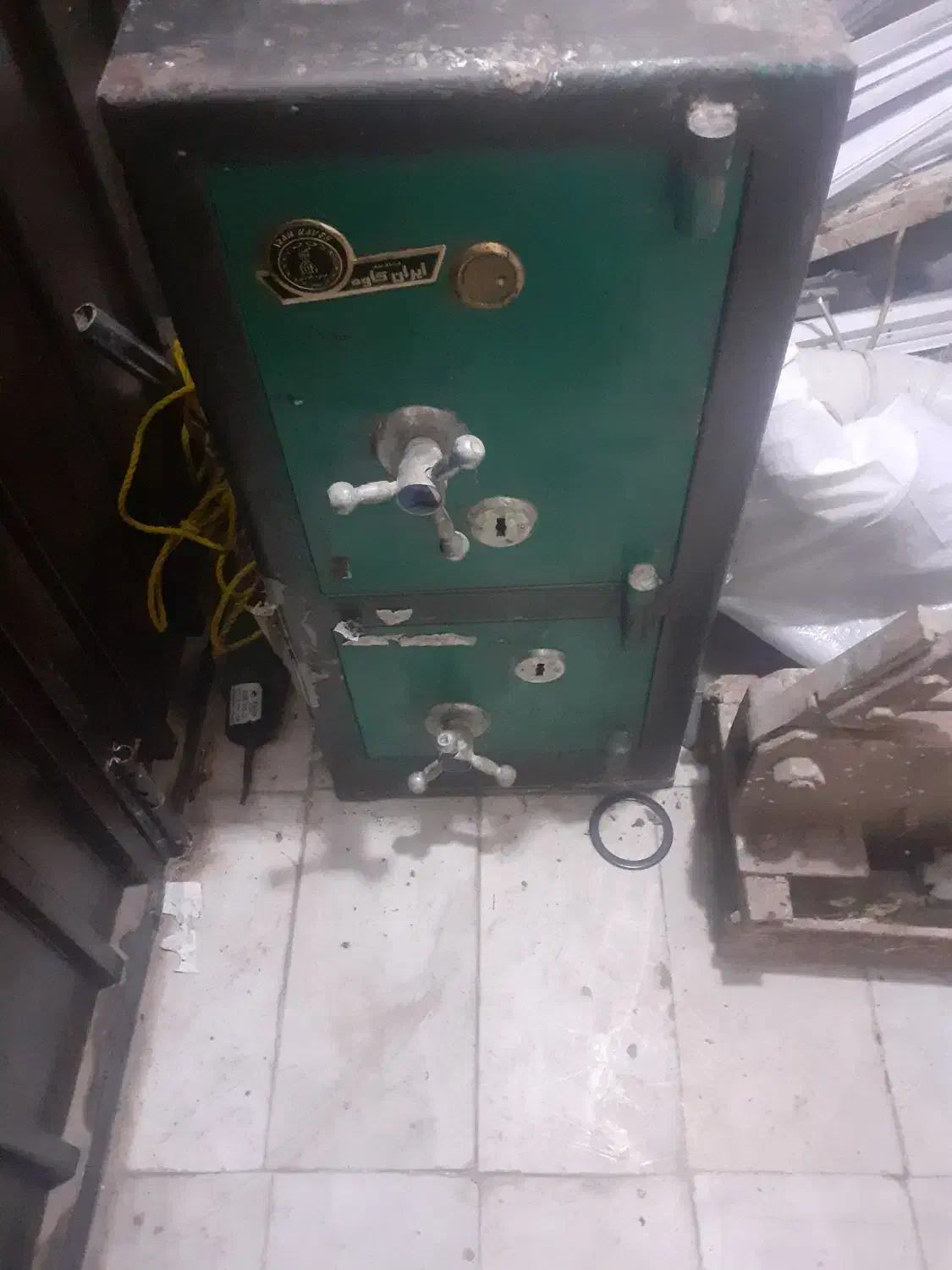 گاو صندوق دو طبقه نسوز|ابزارآلات|اقبالیه, |دیوار