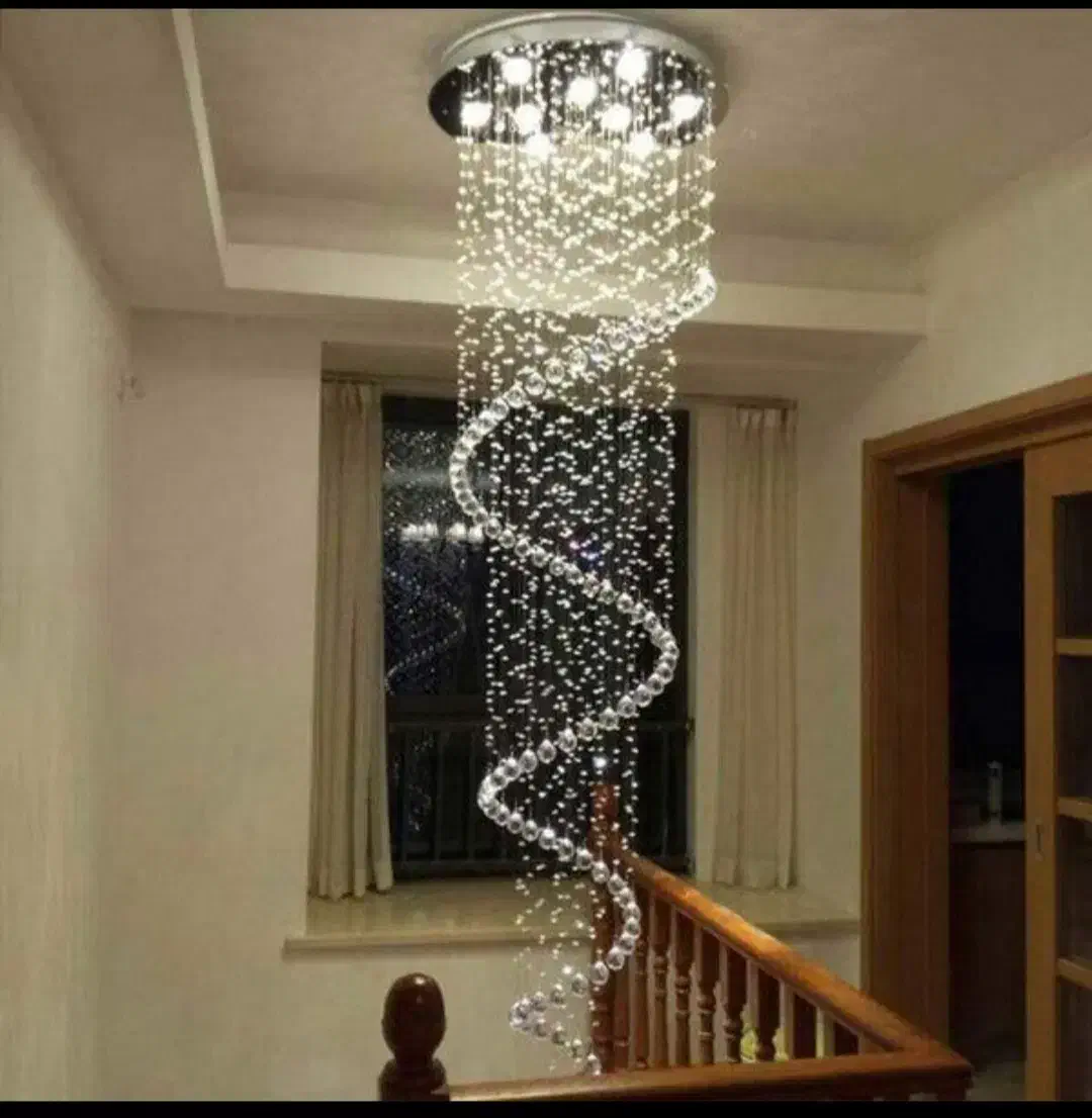 لوستر الماس. کریستالی مدل مارپیچ. AC light|لوستر و چراغ آویز|تهران, سنگلج (شاپور)|دیوار