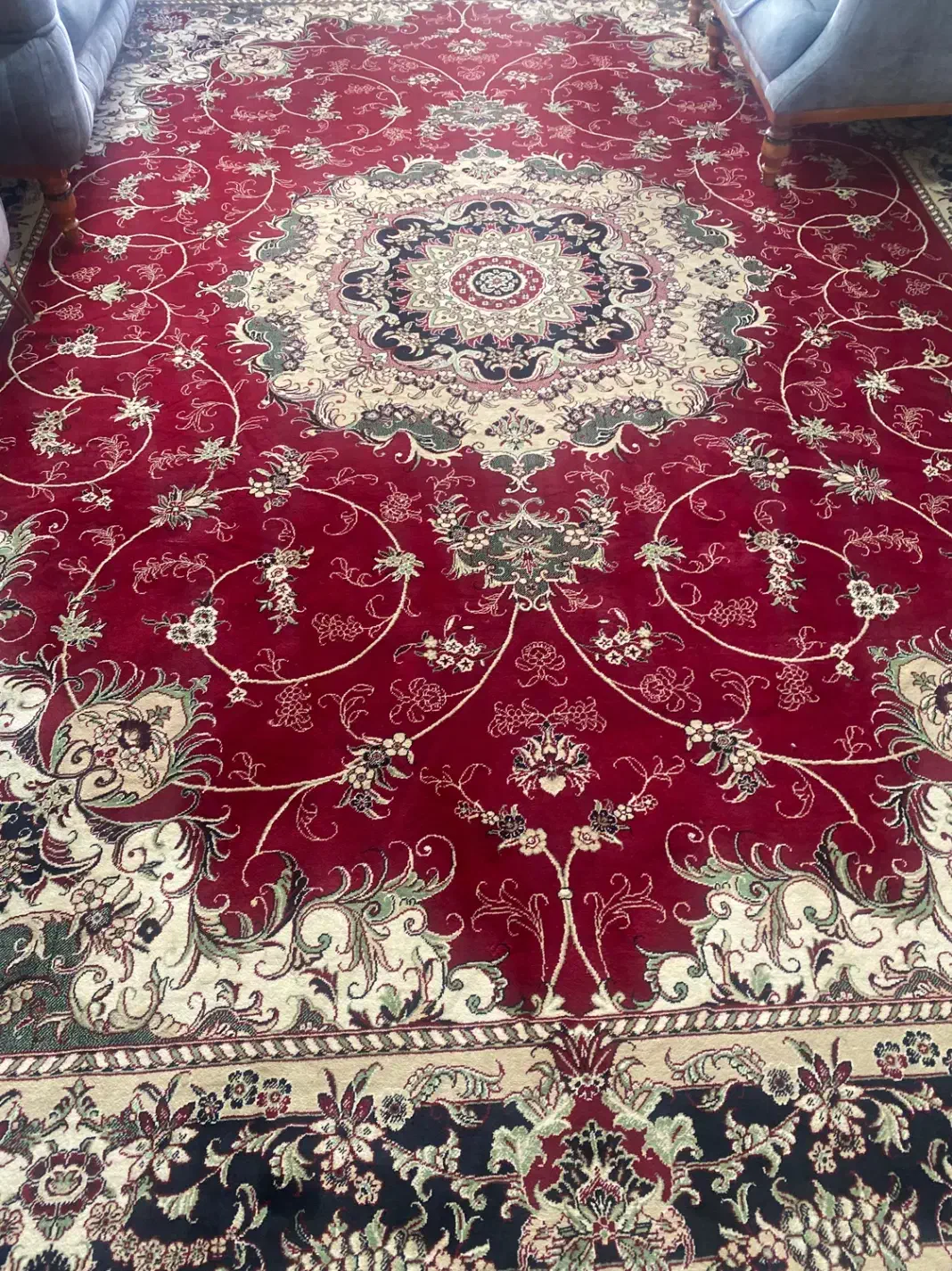 فرش ۱۲متری ماشینی|فرش|گلپایگان, |دیوار