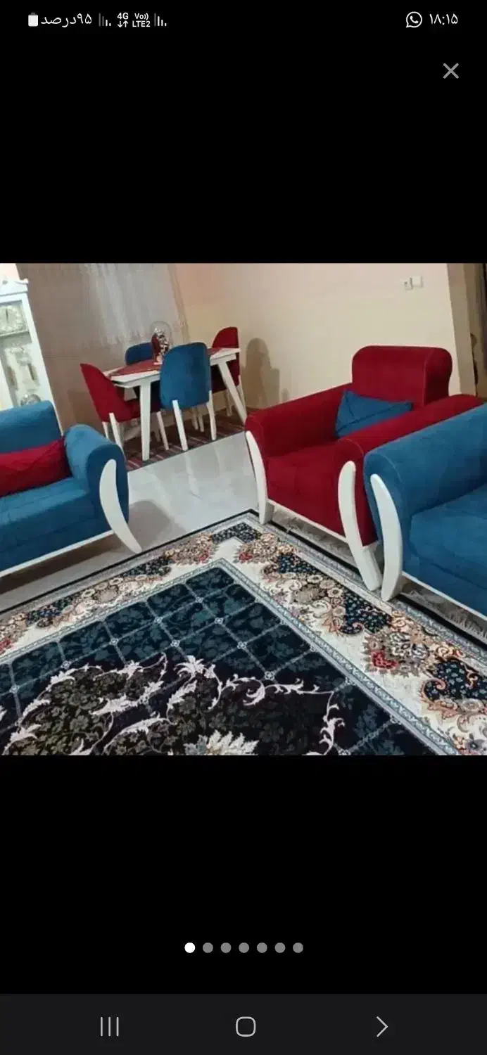 مبل و میز غذاخوری ست کامل نو|مبلمان خانگی و میز عسلی|کردکوی, |دیوار