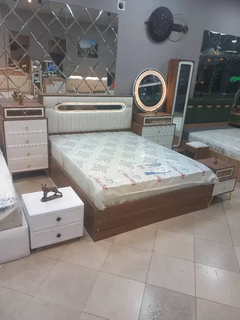 سرویس خواب دو نفره الماس|تخت و سرویس خواب|رامهرمز, |دیوار