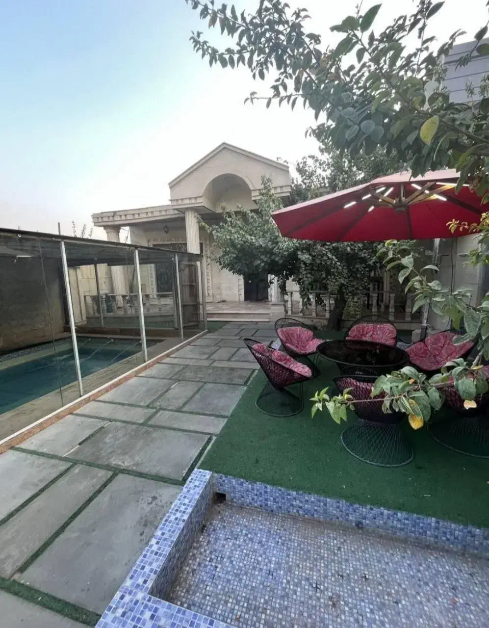 فقط برای رزو این باغ تماس بگیرید در شیراز کد ۶۰|اجارهٔ کوتاه‌مدت ویلا و باغ|شیراز, گویم|دیوار