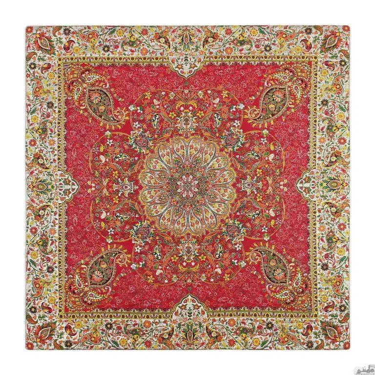 رومیزی ترمه یزد طرح افشار - شب یلدا و سفره هفت سین|پرده، رانر، رومیزی|تهران, منیریه|دیوار